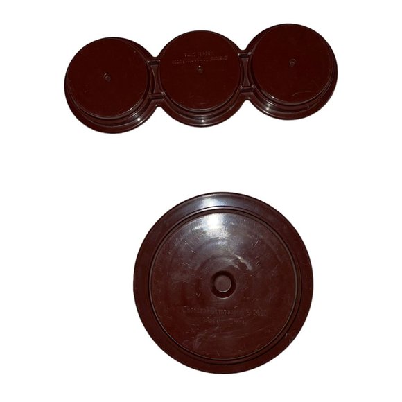 Charcoal Companion Triple Mini and Large Burger Press Slider 2005 2008 4 Piece - Picture 4 of 6